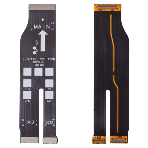 Flat Cable compatible with Samsung S711 Galaxy S23 FE, for mainboard 