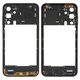 Housing Middle Part compatible with Samsung A155 Galaxy A15, (black)