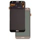 Pantalla LCD puede usarse con Samsung J701 Galaxy J7 Neo, dorado, con ajuste de brillo, Best copy, sin marco, Copy, (TFT)