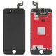 Pantalla LCD puede usarse con Apple iPhone 6S, negro, con marco, AAA, Tianma+