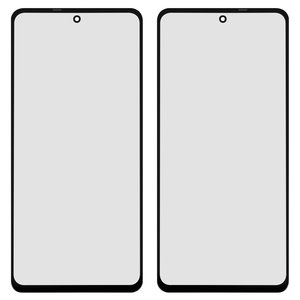 Vidrio de carcasa puede usarse con Xiaomi Redmi Note 9 Pro 5G, negro