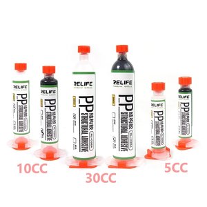 Adhesivo RELIFE RL 035A, poliuretano, negro, para pegar tapas traseras, para marcos de pantalla, 10 ml