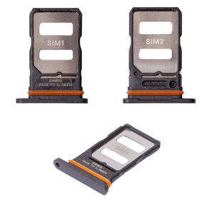 Sujetador de tarjeta SIM puede usarse con Xiaomi Redmi Note 14 Pro Plus 5G, negro, midnight black