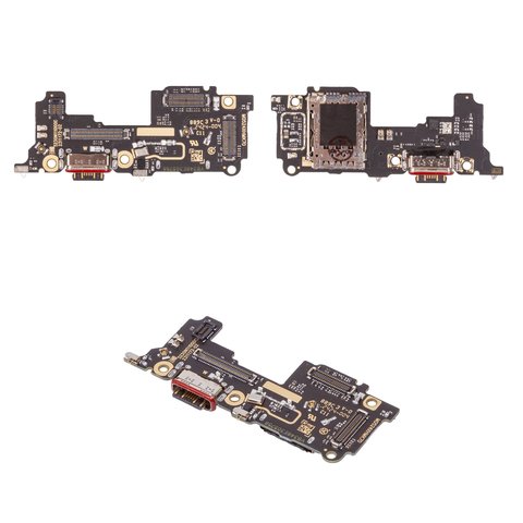 Cable flex puede usarse con Xiaomi Poco F6 Pro, del conector de carga, con componentes, Original PRC , placa del cargador