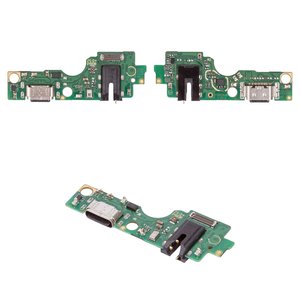 Cable flex puede usarse con Tecno Pop 9 4G, Spark Go 1 KL4 , Spark Go 1S KL4h , del conector de carga, con componentes, High Copy, placa del cargador