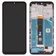 Pantalla LCD puede usarse con Motorola Moto G10 Power, Moto G10 XT2127, Moto G20 XT2128, Moto G30 XT2129, negro, con marco, High Copy