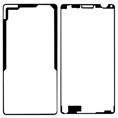 Стикер для тачскрина и задней панели корпуса двухсторонний скотч  для Sony D5803 Xperia Z3 Compact Mini, D5833 Xperia Z3 Compact Mini