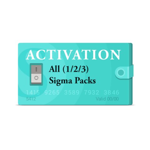 Активації Sigma Pack 1, Pack 2 і Pack 3
