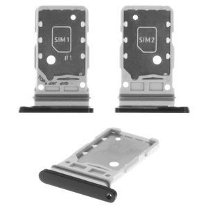 Держатель SIM карты для Samsung G998 Galaxy S21 Ultra 5G, черный