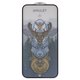 Захисне скло iNobi Amulet для Apple iPhone 14 Pro Max, Full Glue, Anti-Static, (без упаковки), чорний, шар клею нанесений по всій поверхні