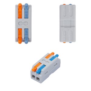 Клема швидкого монтажу D2 2, прохідна, 0,08–2.5 мм², 250 В, 32A, тип 1