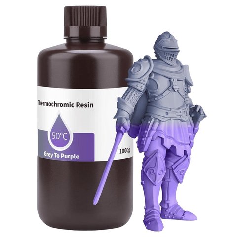 Фотополимерная смола для 3D принтера ELEGOO Grey to Purple, 1 кг