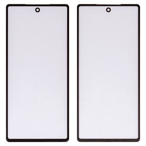 Стекло корпуса для Google Pixel 6, с OCA пленкой, черное