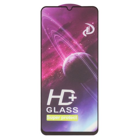 Защитное стекло для Huawei Honor X7a, совместимо с чехлом, Full Glue, без упаковки , черный