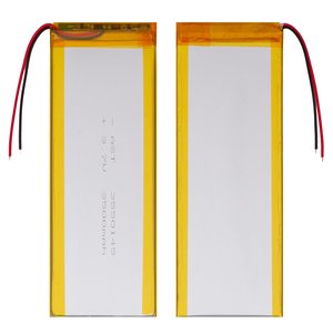 Аккумулятор 3550145, 145 мм, 50 мм, 3,5 мм, Li ion, 3,7 В, 3500 мАч, с контроллером