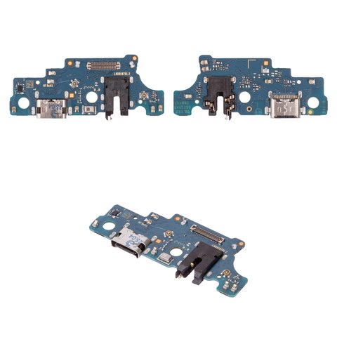 Шлейф для Samsung A066 Galaxy A06 5G, M066 Galaxy M06, коннектора зарядки, с компонентами, High Copy, плата зарядки