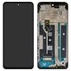 Дисплей для Motorola Moto E15, Moto G05, Moto G15, Moto G15 Power, чорний, з рамкою, High Copy, BS067XMM-L07-XM01_IC