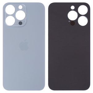 Задняя панель корпуса для iPhone 13 Pro, голубая, не нужно снимать стекло камеры, Original PRC , sierra Blue, big hole
