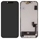 Дисплей для iPhone 14, чорний, з рамкою, High Copy, (OLED), GX OEM hard