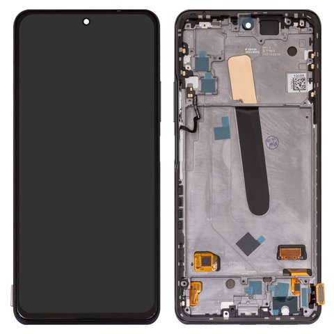 Дисплей для Xiaomi Mi 11i, Poco F3, Redmi K40, черный, с рамкой, High Copy, OLED 