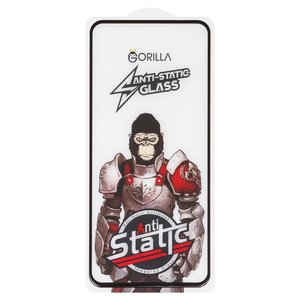 Защитное стекло для Google Pixel 5a 5G, совместимо с чехлом, Full Glue, Anti Static, черный, gorilla