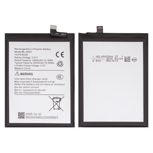 Аккумулятор BL 49XX для Infinix GT 20 Pro X6871 , Note 40 X6853 , Note 40 Pro 5G X6851 , Li Polymer, 3,91 B, 5000 мАч, Original PRC 
