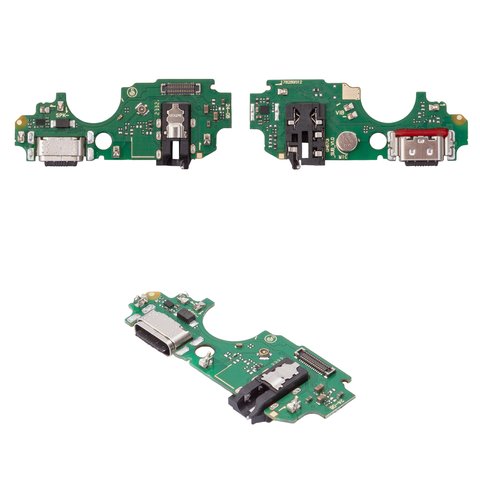 Шлейф для ZTE Blade A34, Blade A54, коннектора зарядки, с компонентами, Original PRC , плата зарядки